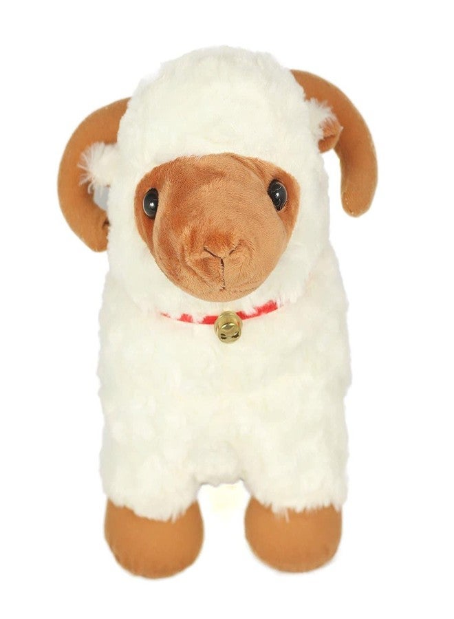 Tickles Cute Sheep Soft Stuffed Plush Animal Toy for Kids Boys & Girls Birthday Gift (Size: 25 cm Color: White) - Image 3